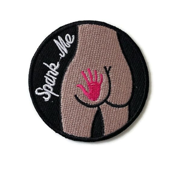 Spank Me Embroidered Patch - Picture 1 of 3